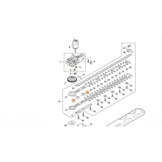 STIHL  Element ślizgowy 4521 648 6701